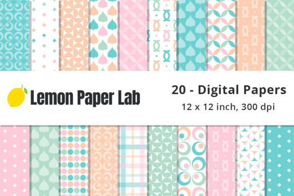 Download Pastel Digital Scrapbook Paper - Digital scrapbook Collection