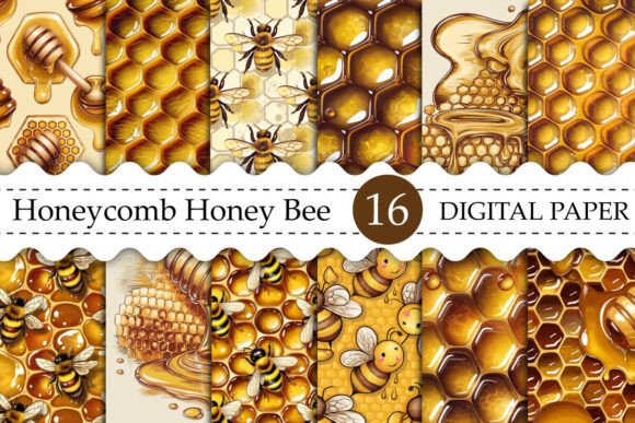 Download Honeycomb Honey Bee Background Seamless - Background seamless Collection