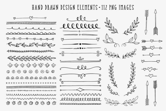 Download Hand Drawn Design Elements - Hand drawn Collection