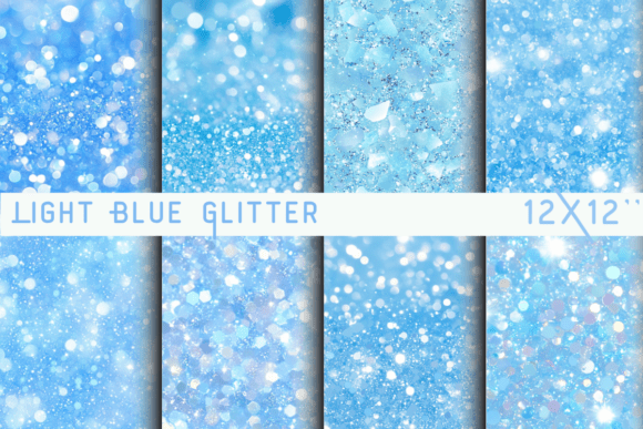 Download Light Blue Glitter Background - Light blue Collection