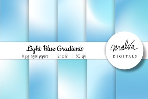 Download Light Blue Gradients Backgrounds - Premium Resources