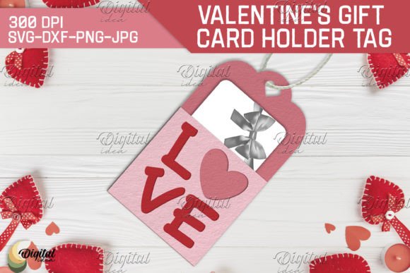 Download Love. Valentine's Gift Card Holder Tag - Card Collection