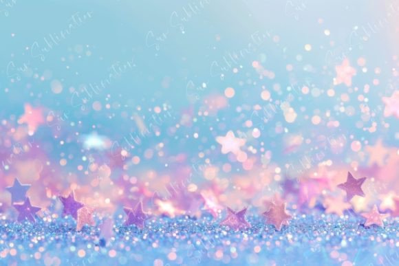 Download Light Blue Background with Pink Glitter - Light blue Collection